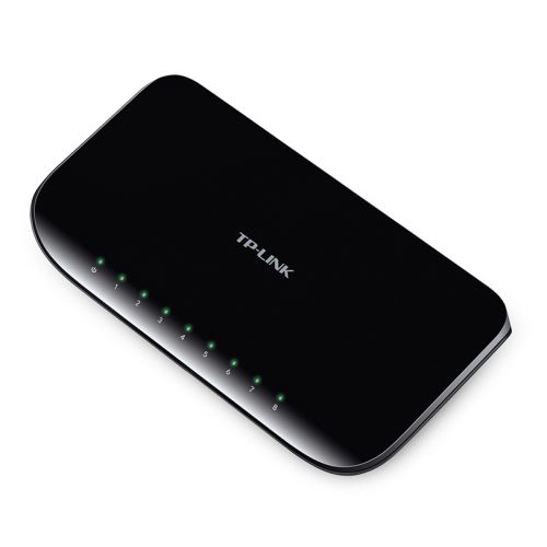 TP-LINK (TL-SG1008D) 8-Port Gigabit Unmanaged Desktop Switch, Plastic Case TP-LINK (TL-SG1008D) 8-Port Gigabit Unmanaged Desktop Switch, Plastic Case